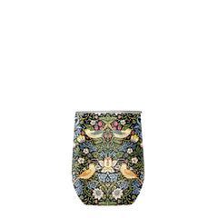 12 oz Stemless Wine Tumbler - William Morris "Strawberry Thief"