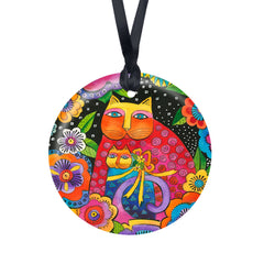 Laurel Burch Mother-Daughter in Flowers Porcelain Keepsake Ornament