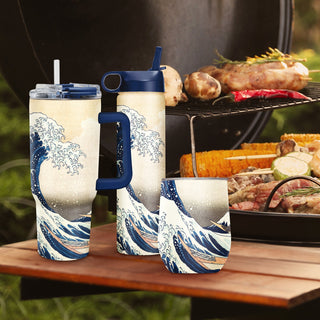 30 oz Tumbler - Hokusai "The Great Wave"
