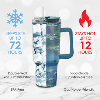 30 oz Tumbler - Monet "Water Lilies"