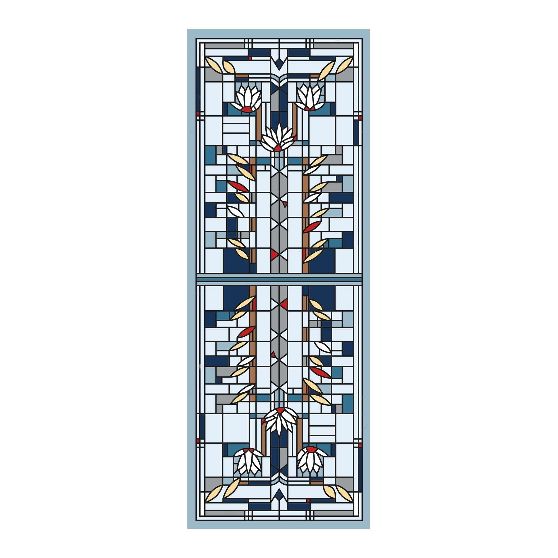 Frank Lloyd Wright Waterlilies Silk Blend Shawl – Lightweight & Elegant Evening Wrap