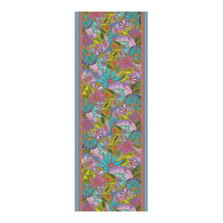 Laurel Burch Lavender Floral Silk Blend Women's Fashion Shawl
