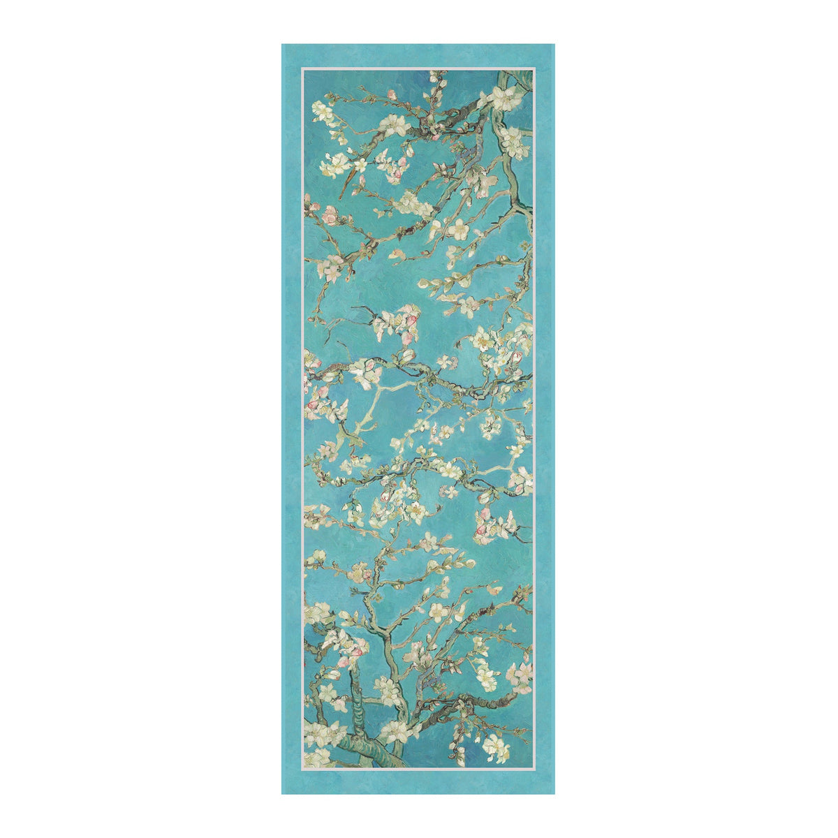 van Gogh Almond Blossom Silk Blend Shawl – Lightweight Dressy Wrap for Women