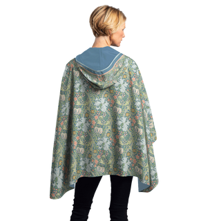 William Morris Golden Lily Womens Rain Cape - Rainproof Breathable Rain Poncho