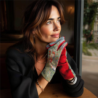 Hassam Celia's Garden Isles of Shoals Womens Touch Screen Gloves