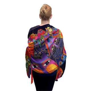 Laurel Burch Fantasticats  Silk Blend Shawl – Lightweight & Elegant Evening Wrap
