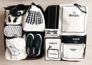 White Sneaker Shoe Bag – Cream - Glamourous Grace