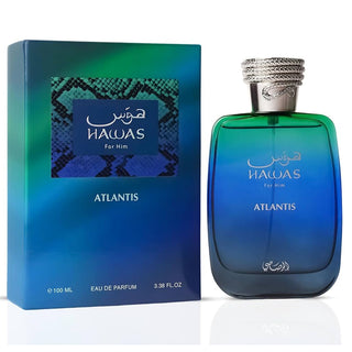 Rasasi Hawas Atlantis Eau de Parfum Spray for Men 3.4 oz