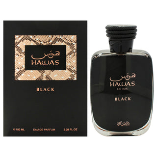 Rasasi Hawas Black Eau de Parfum For Men 3.38 oz