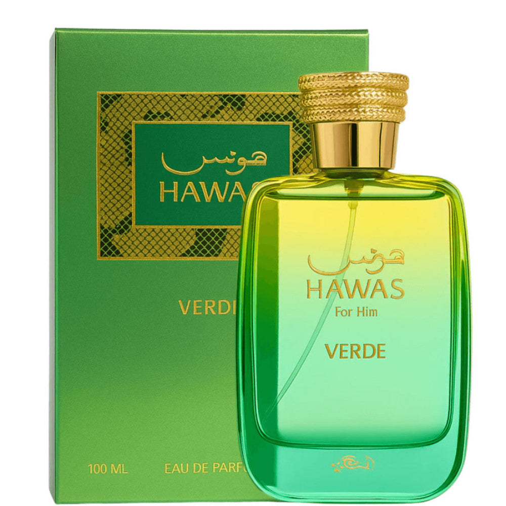 Rasasi Hawas Verde Eau de Parfum Spray for Men 3.38 oz