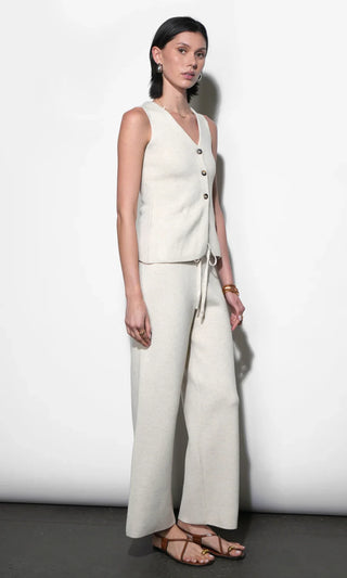 Raven Sand Knit Pull On Pants