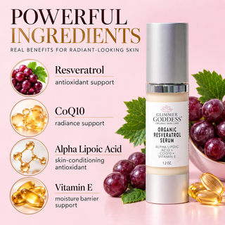 Organic Resveratrol Serum – Instant Firming - Glamourous Grace