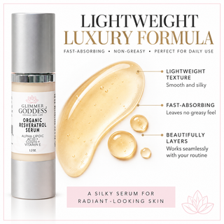 Organic Resveratrol Serum – Instant Firming - Glamourous Grace