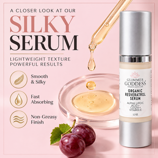 Organic Resveratrol Serum – Instant Firming - Glamourous Grace