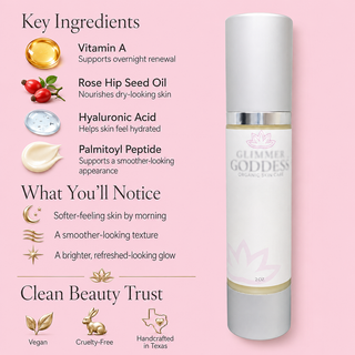 Organic Vitamin A Microcaps Night Cream – Brightening Anti-Aging Treatment