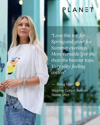 Pima Cotton "Mid Century" Luxury Boxy Tee - As Shown - Glamourous Grace
