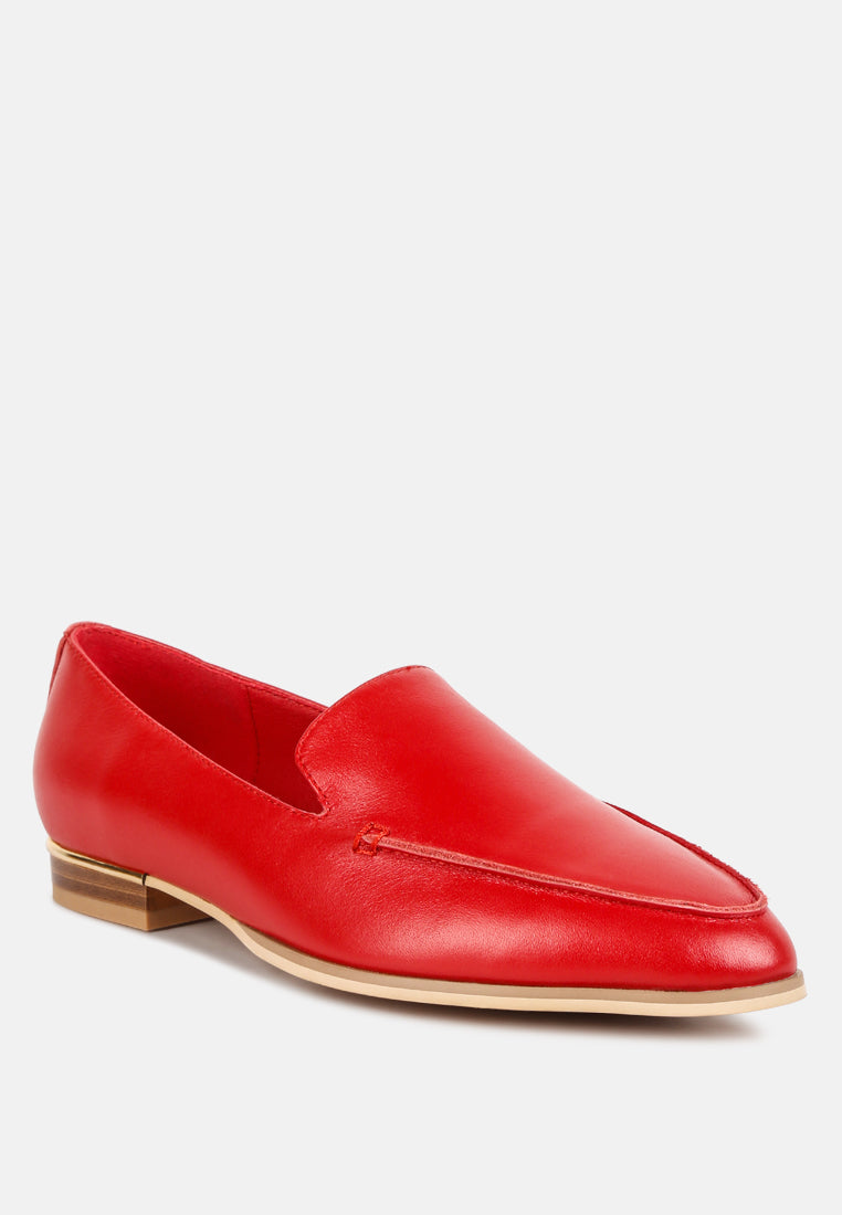 Richelli Metallic Sling Detail Loafers - Glamourous Grace