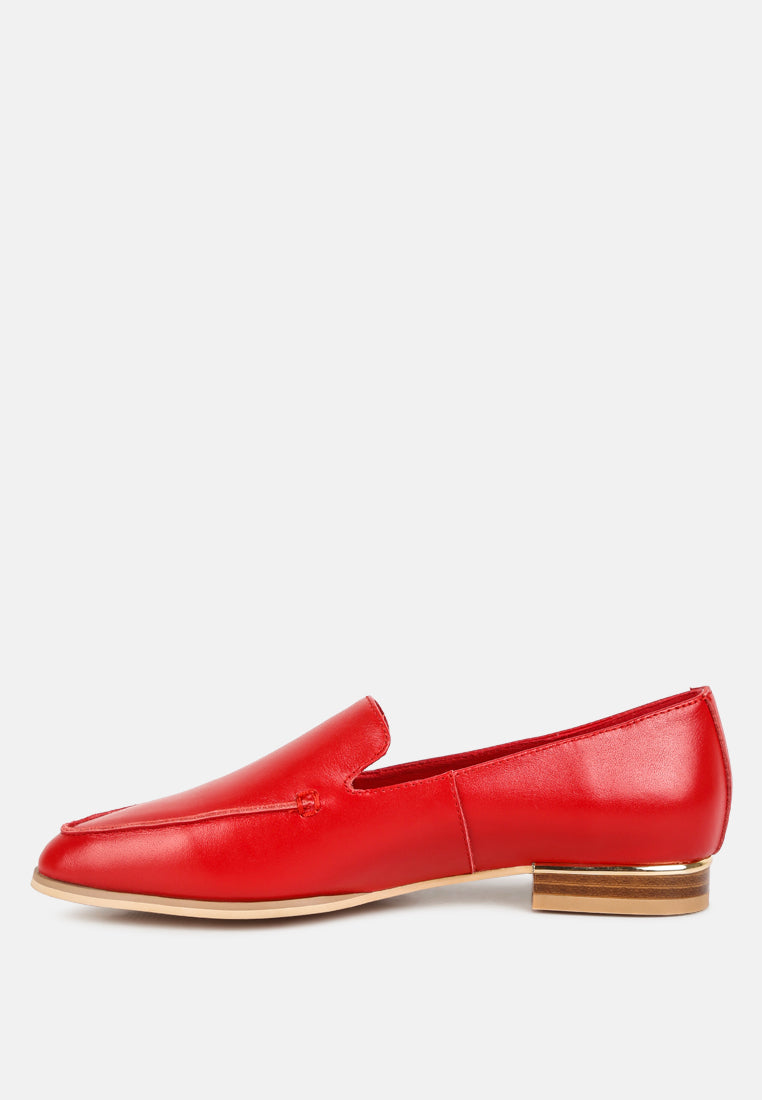 Richelli Metallic Sling Detail Loafers - Glamourous Grace