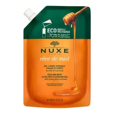 Nuxe Reve De Miel Ultra Rich Cleansing Gel: Honey-Infused Face & Body Wash for Dry, Sensitive Skin - Natural, Paraben & SLS Free - Glamourous Grace