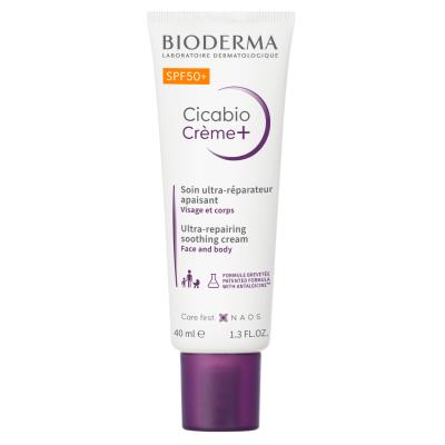 Bioderma Cicabio SPF50+ Cream - Hypoallergenic Sunscreen for Sensitive Skin, Fragrance-Free, 1.35 fl oz - Glamourous Grace
