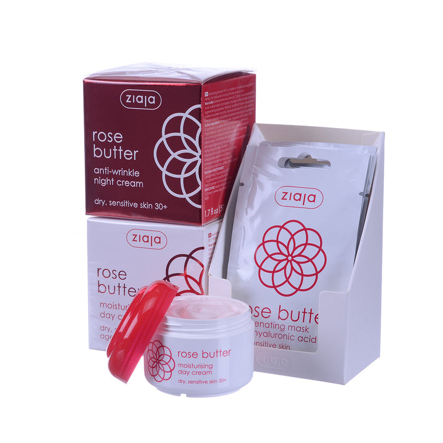 Rose Butter - Special Bundle - Day, Night and 5 Face Masks - Glamourous Grace