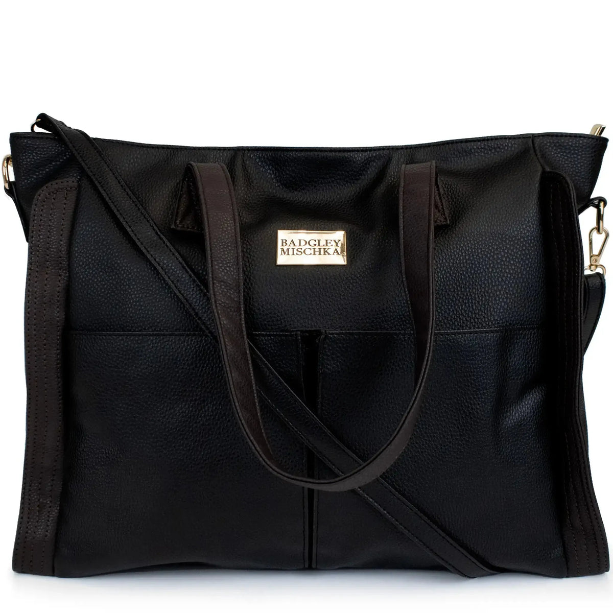 Rose Vegan Leather Weekender Tote Bag - Glamourous Grace