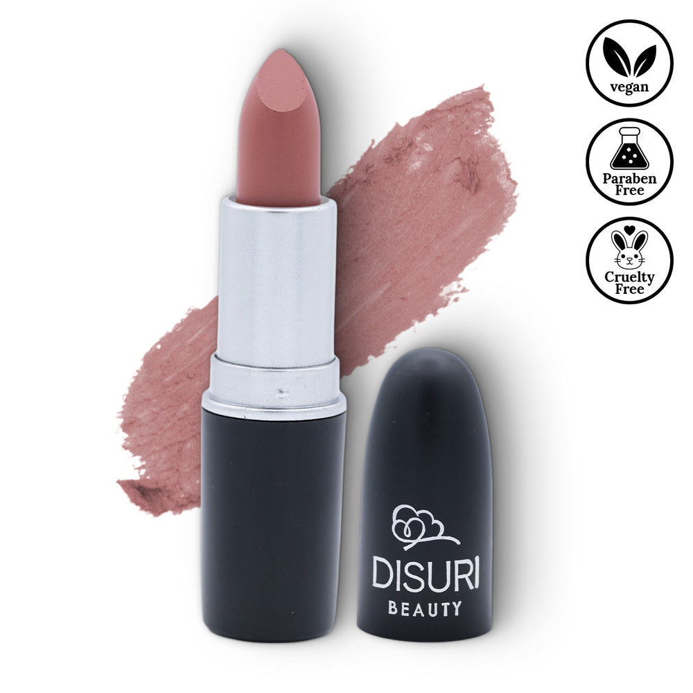 DISURI Beauty Matte Bullet Lipstick - Rosewood Charm (#24)