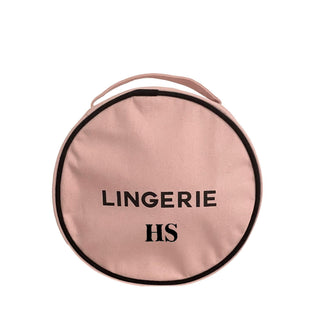 Round Lingerie Case – Pink/Blush - Glamourous Grace