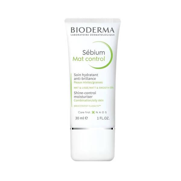 Bioderma Sebium Mat Control Matifying Face Cream - 8-Hour Shine Control, Non-Comedogenic & Hypoallergenic Moisturizer - Glamourous Grace