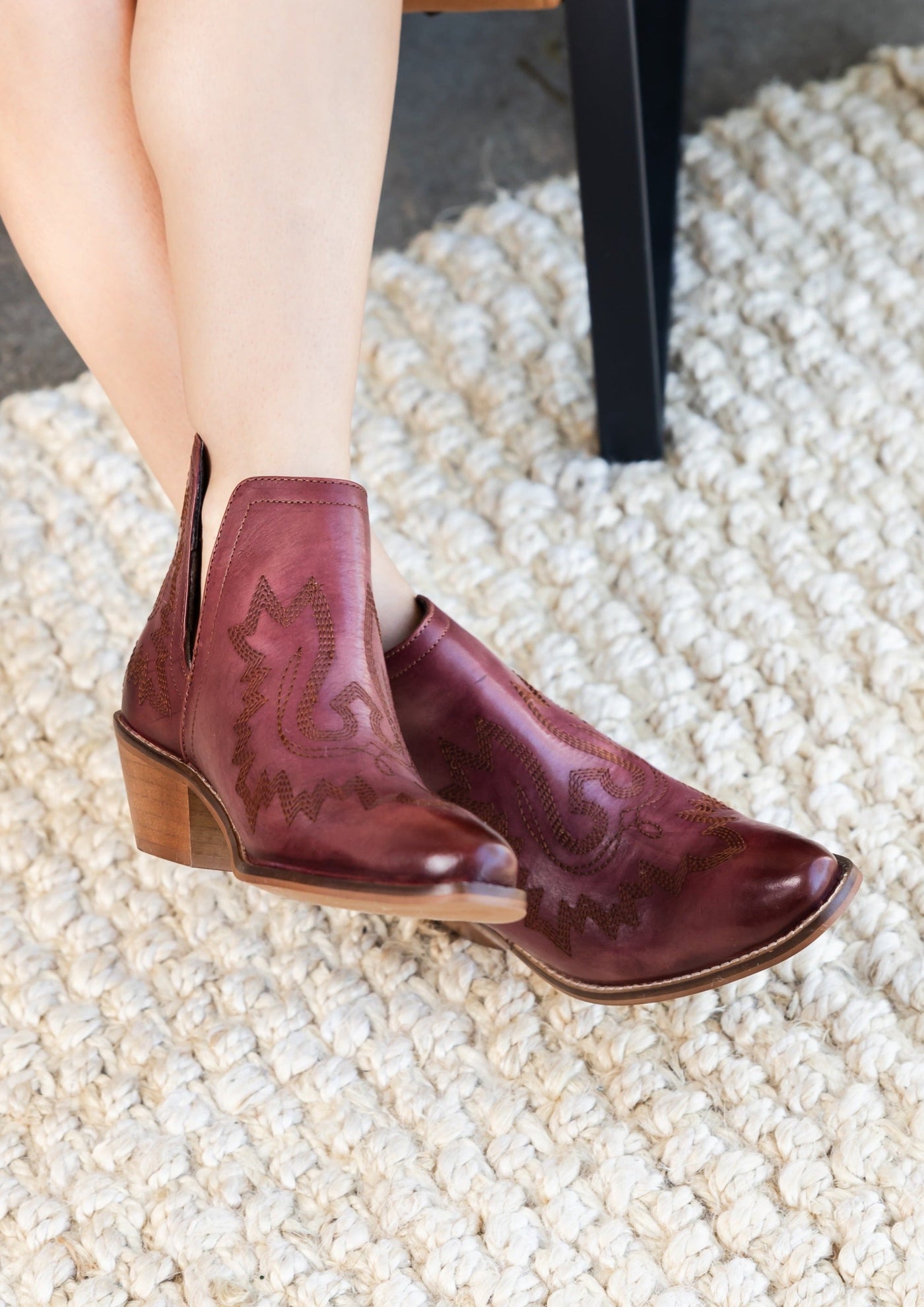 Kickin' Booties in Burgundy - Glamourous Grace