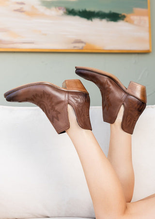 Kickin' Booties in Brown - Glamourous Grace