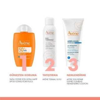Avene Ultra Fluid Oil Control SPF50 Sunscreen for Oily Skin - High Protection, Oil-Free, Lightweight - Glamourous Grace