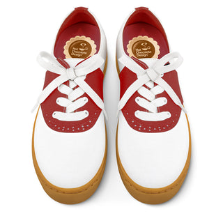Saddle Red Women's Casual Sneakers