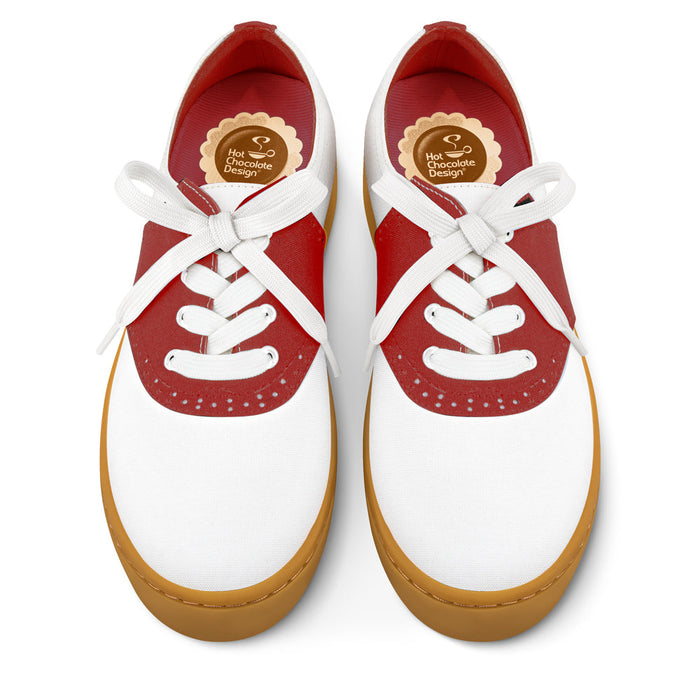 Saddle Red Women's Casual Sneakers