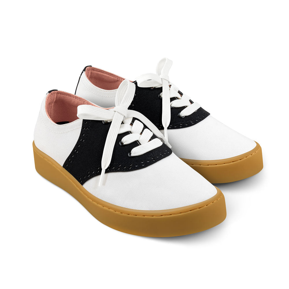 Saddle Women's Casual Sneakers - Glamourous Grace