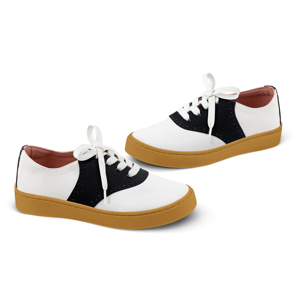 Saddle Women's Casual Sneakers - Glamourous Grace