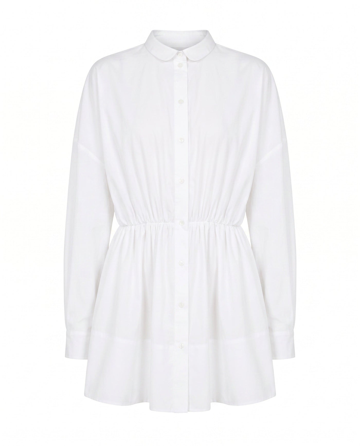 Hattie Shirt Dress – White - Glamourous Grace