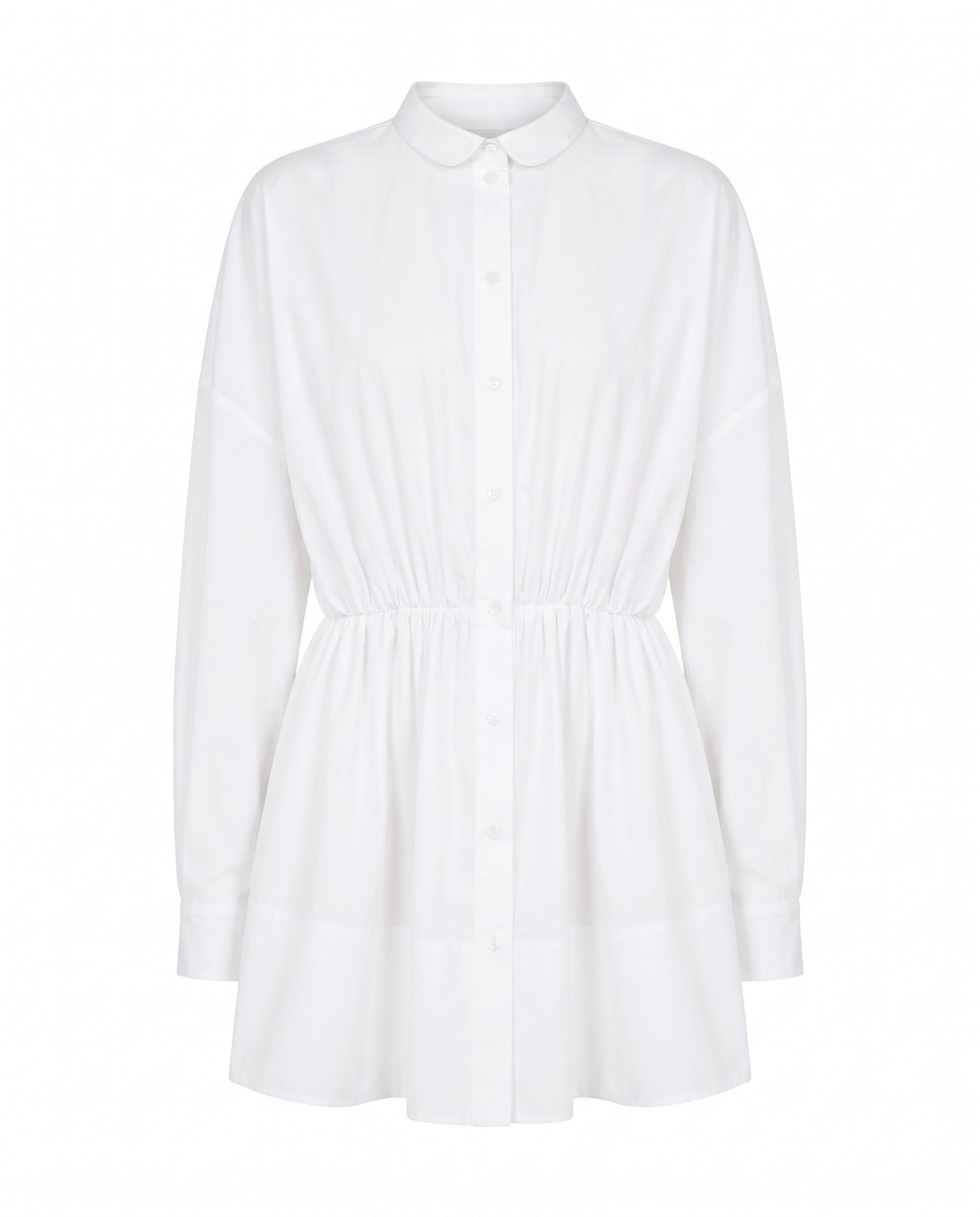 Hattie Shirt Dress – White - Glamourous Grace