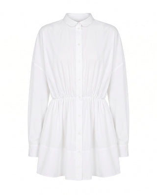 Hattie Shirt Dress – White - Glamourous Grace