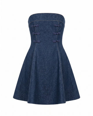 Tai Dress – Dark Denim - Glamourous Grace
