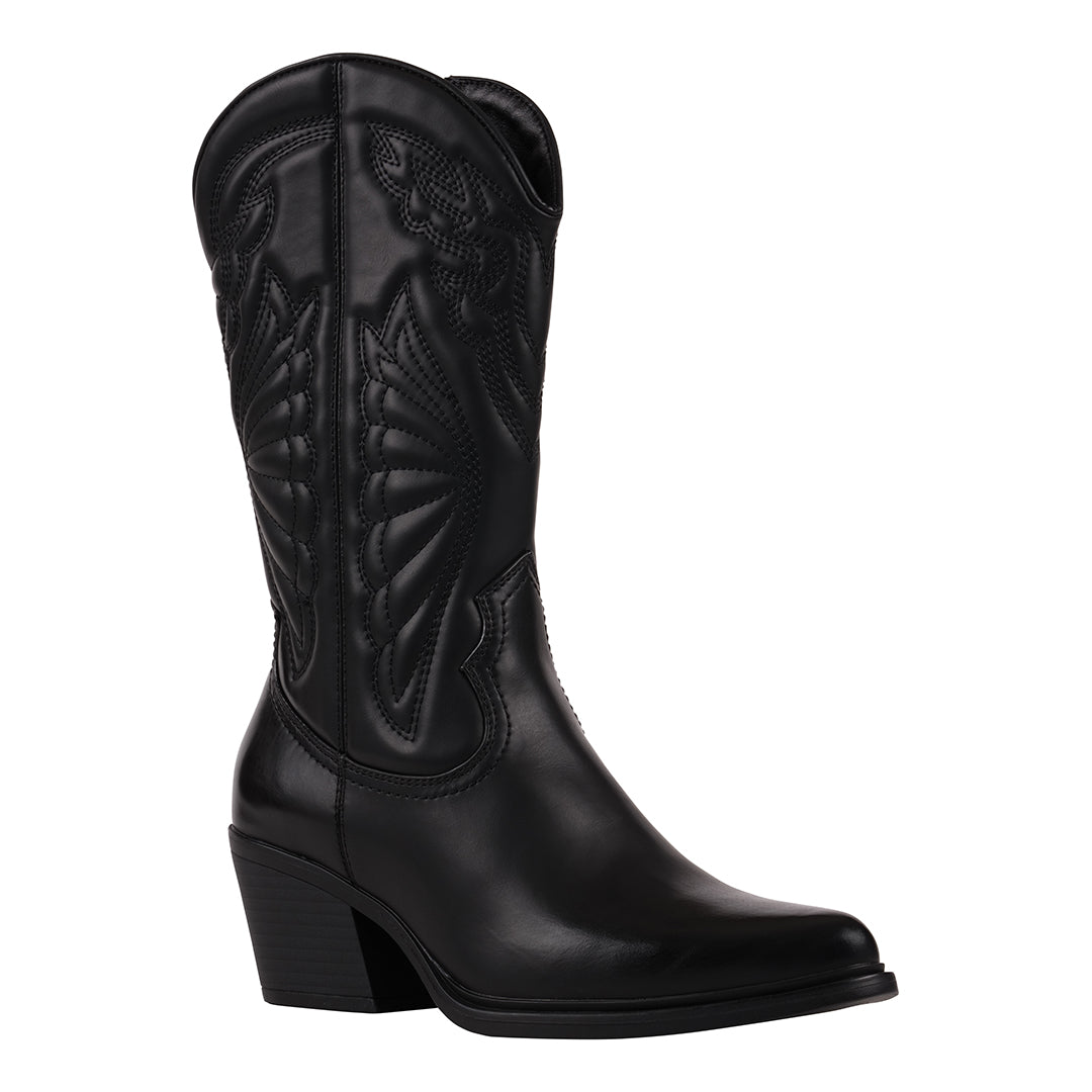 Women's Savannah Black Booties - Glamourous Grace