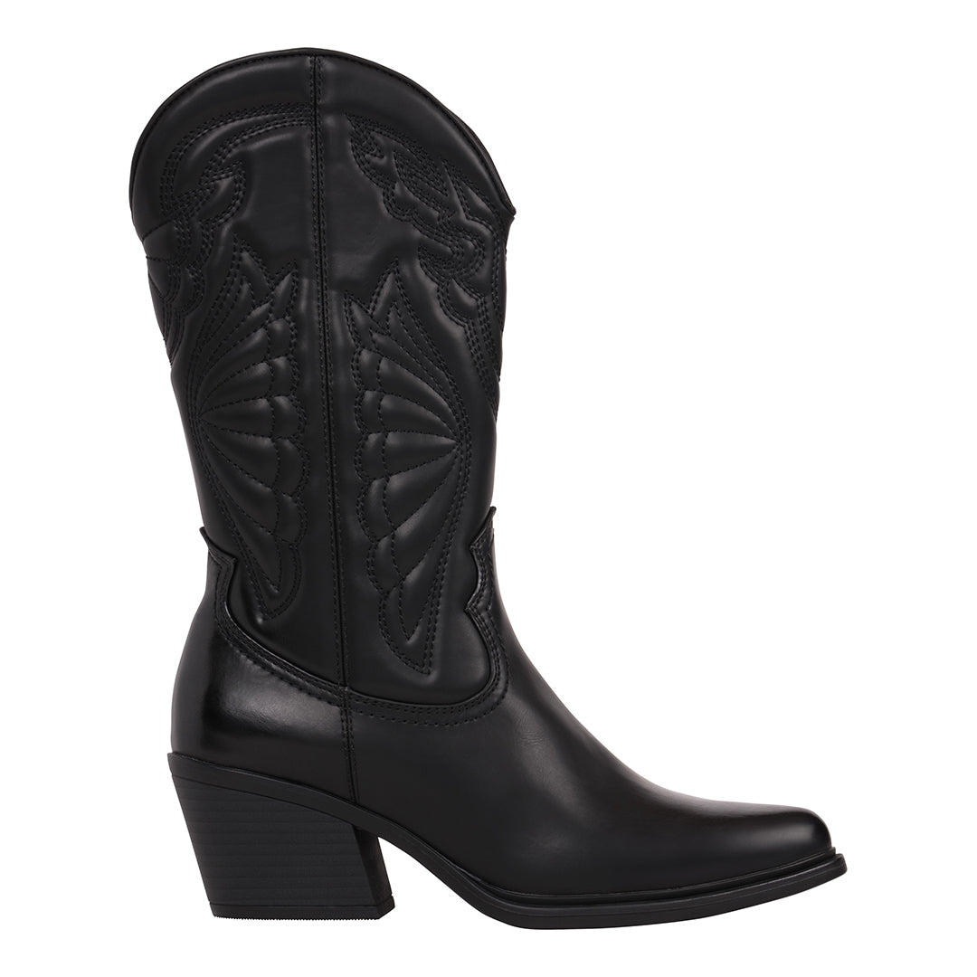 Women's Savannah Black Booties - Glamourous Grace