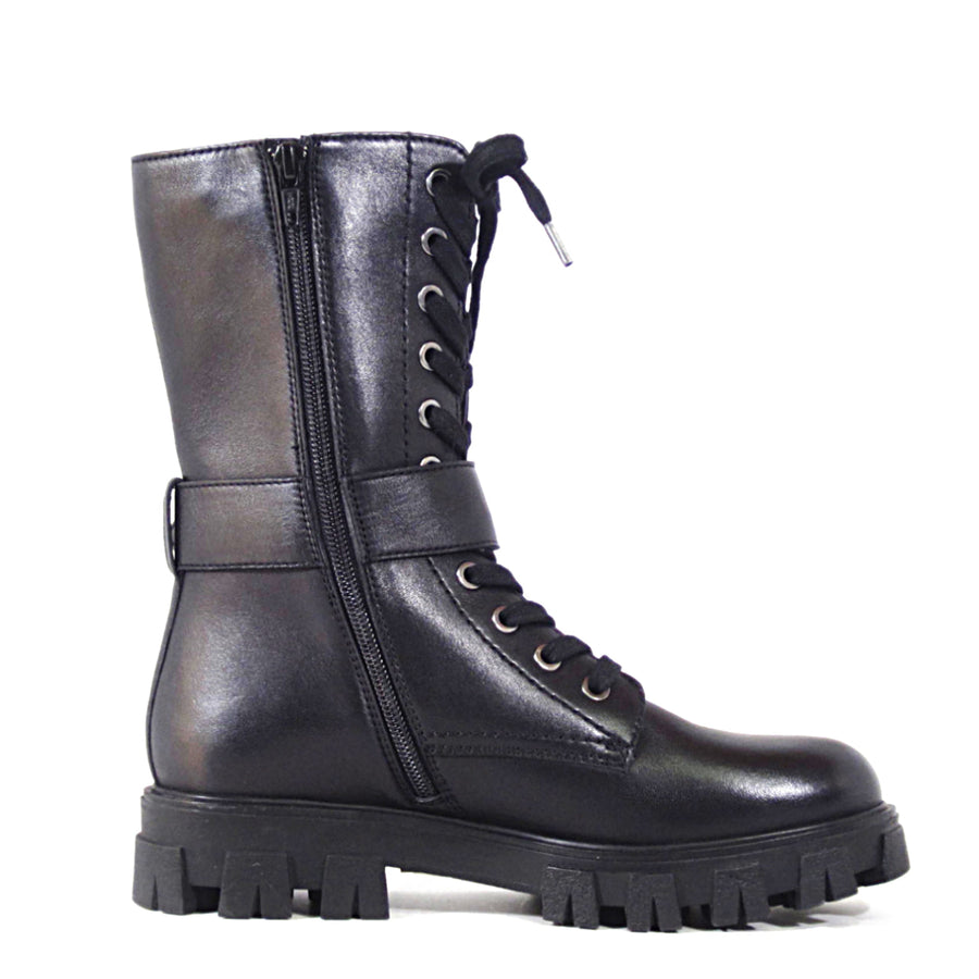 Scandal Combat Boots - Glamourous Grace