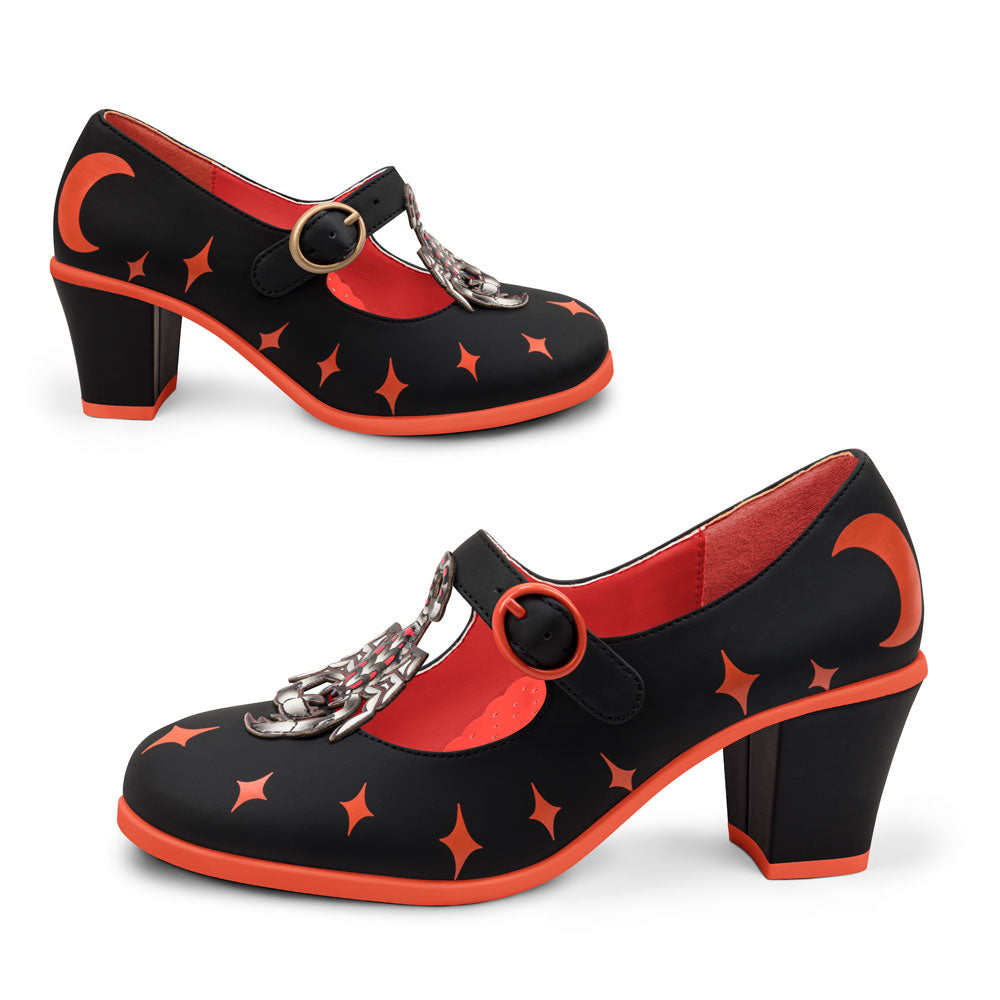 Scorpio Women's Mary Jane Mid Heels - Glamourous Grace