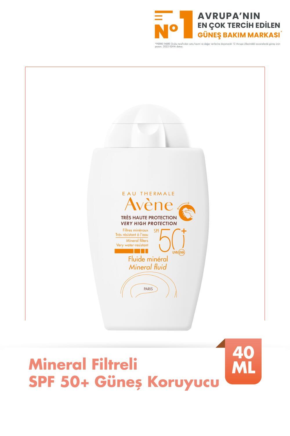 Avene Mineral Sunscreen SPF 50+ - Lightweight, Non-Greasy Protection for Sensitive Skin - Glamourous Grace