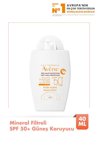 Avene Mineral Sunscreen SPF 50+ - Lightweight, Non-Greasy Protection for Sensitive Skin - Glamourous Grace