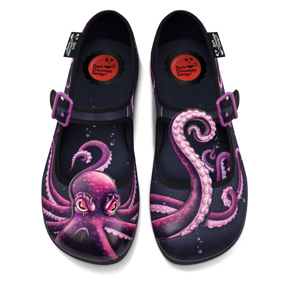Sea Demon Women's Mary Jane Flats - Glamourous Grace