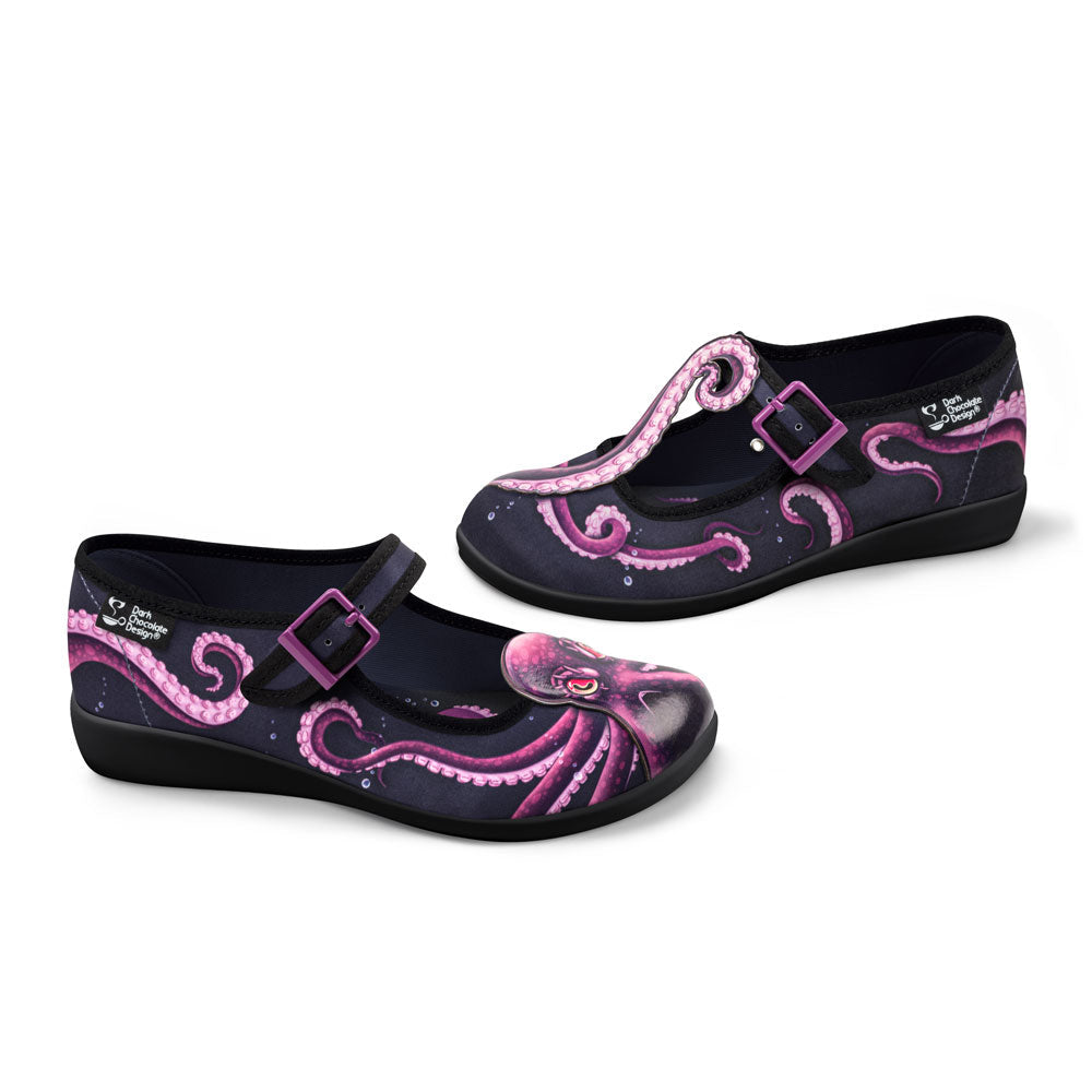 Sea Demon Women's Mary Jane Flats - Glamourous Grace