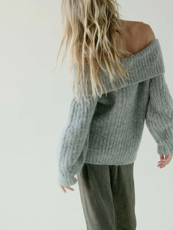 Nation LTD Serena Off-Shoulder Sweater - Glamourous Grace