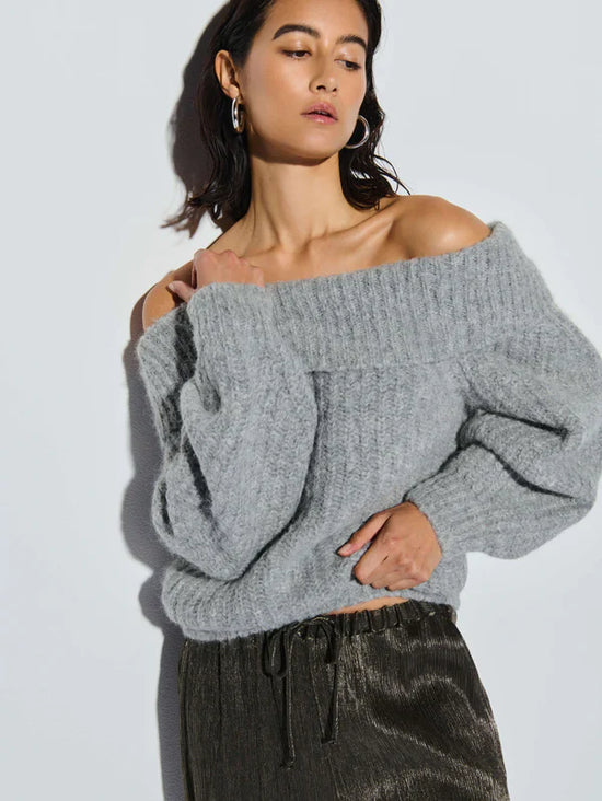 Nation LTD Serena Off-Shoulder Sweater - Glamourous Grace